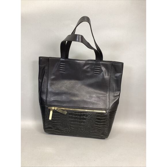 Claudia Ciuti Large Black Leather Shoulder Bag - Picture 1 of 12